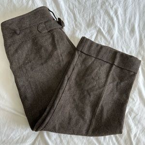 Zara basic brown trousers